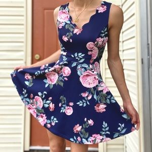 🌸Cute Floral Skater Dress🌸